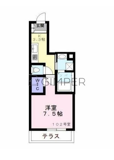 ＧｒｅｅｎＨｏｍｅ南大塚の物件間取画像