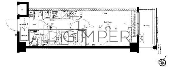 ＡＺＥＳＴ北赤羽の物件間取画像