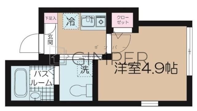 フェリーチェ富士見台Ａの物件間取画像