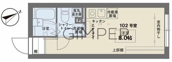 ＣＯＣＯＦＬＡＴ田端IIの物件間取画像