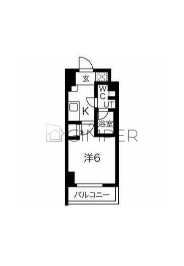 スパシエロッサ池袋の物件間取画像