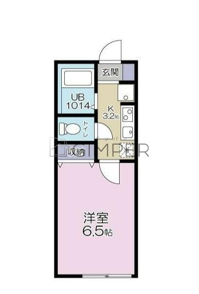 エスパーダ赤塚の物件間取画像