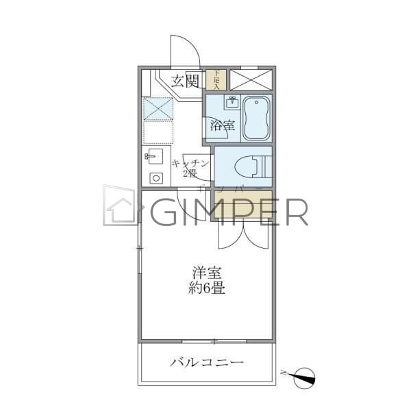 グリーンヒルＶＩＩの物件間取画像