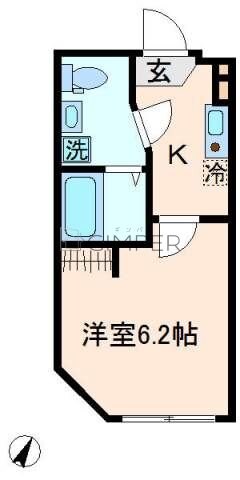 グランドール町屋の物件間取画像