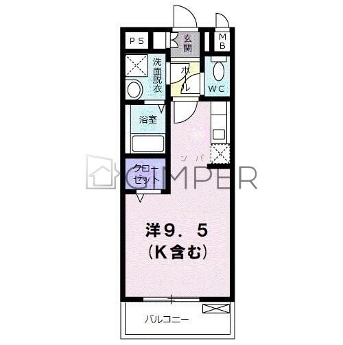 エピナール三河島の物件間取画像