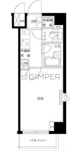 ルーブル巣鴨の物件間取画像