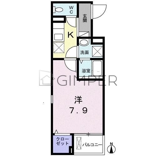 ライジング練馬の物件間取画像