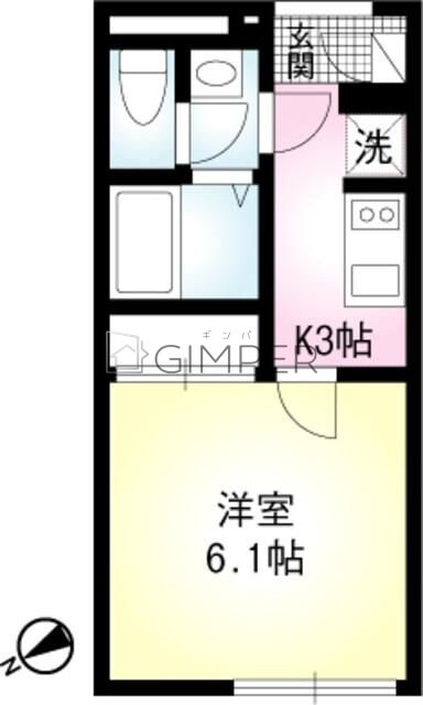 プランドール前野町の物件間取画像