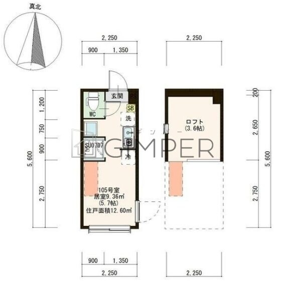 アルバ板橋本町の物件間取画像