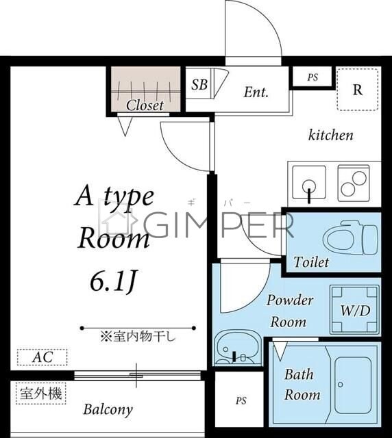 リブリ・西新宿の物件間取画像