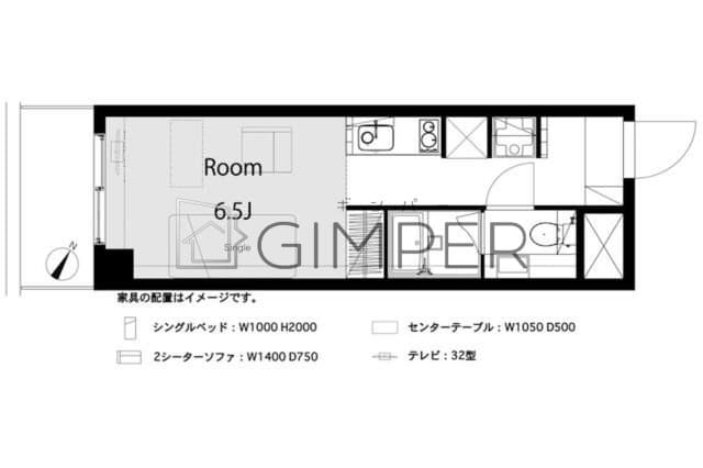 ベル・パークシテイ西新宿の物件間取画像