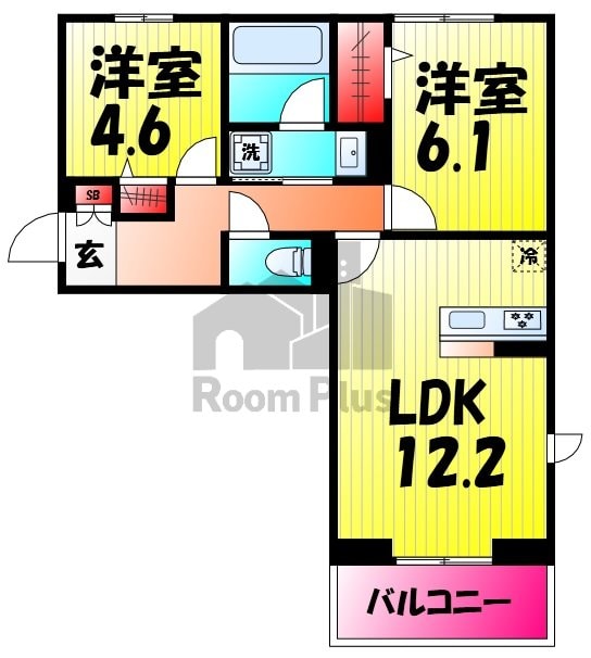 Scarlet Cの物件間取画像