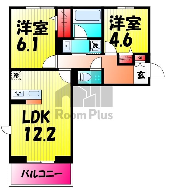 Scarlet Cの物件間取画像