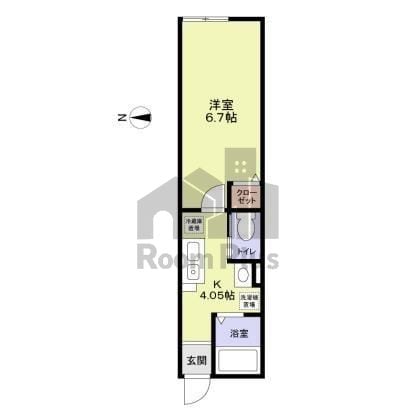 ルナモンド北松戸の物件間取画像