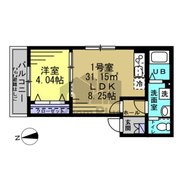 SK新松戸の物件間取画像