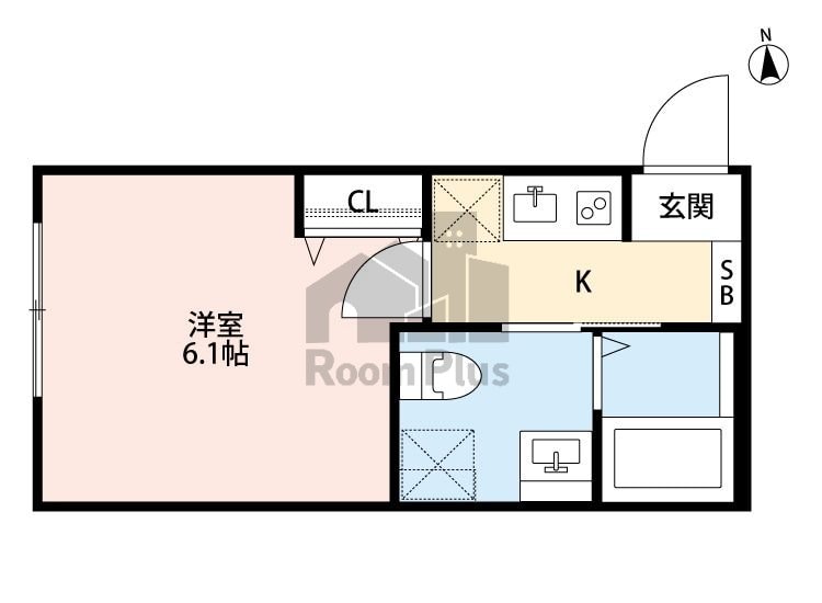 ＣＲＡＳＴＩＮＥ西馬橋１丁目の物件間取画像