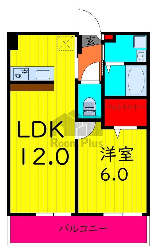 ＭＥＲＩＤＩＡＮ松戸の物件間取画像