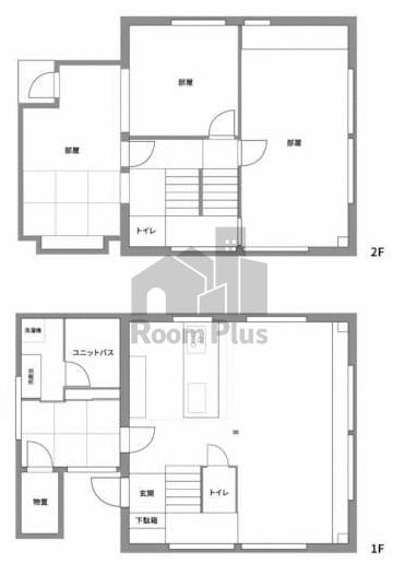 松戸市　古ヶ崎四丁目戸建の物件間取画像