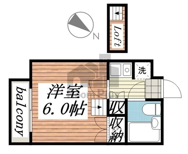 ジュネパレス新松戸第５８の物件間取画像