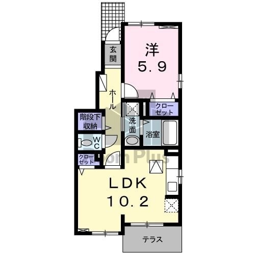 ソラーナ　東松戸の物件間取画像