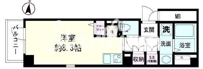 パークフロント亀戸の物件間取画像