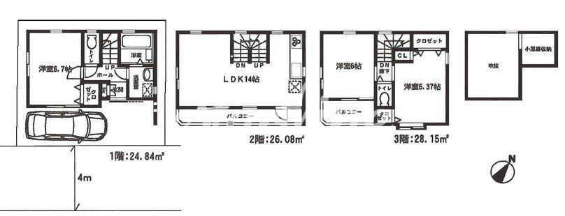 北品川1丁目戸建ての物件間取画像