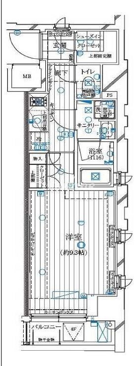 レガリス月島ベイサイドコートの物件間取画像