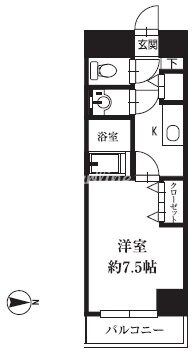 HF銀座レジデンスイースト2｜HF GINZA RESIDENCE EAST IIの物件間取画像