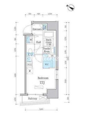デュオフラッツ日本橋水天宮の物件間取画像