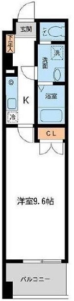 フィオーレ月島の物件間取画像