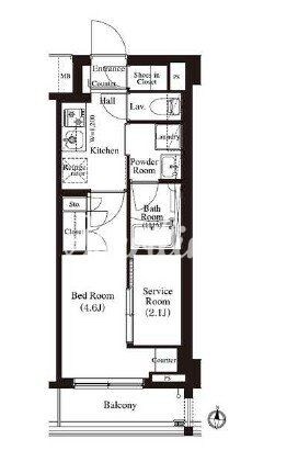 アーバンパーク住吉の物件間取画像