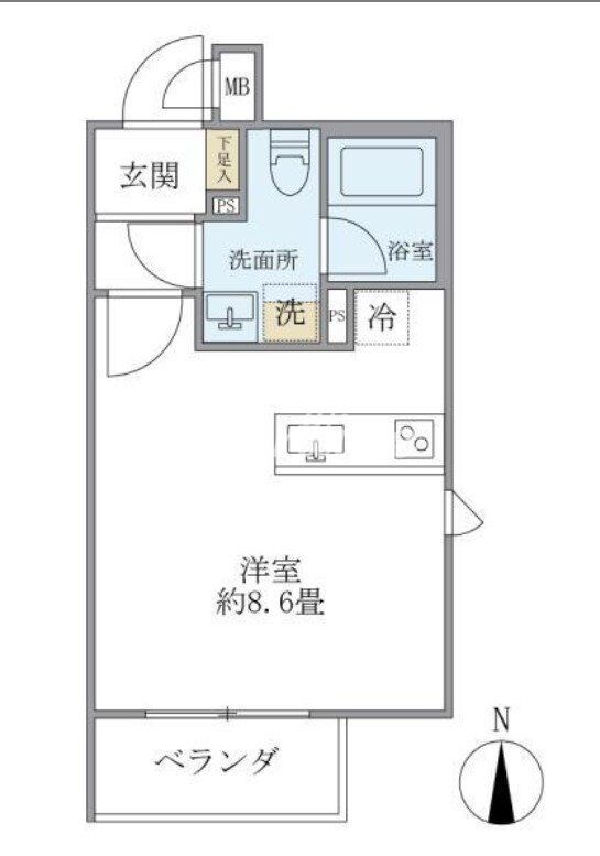 エフシティ住吉（F-City住吉）の物件間取画像