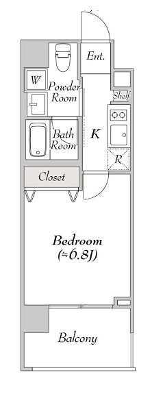 BluRock豊洲（ブルロック豊洲）の物件間取画像