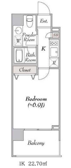BluRock豊洲（ブルロック豊洲）の物件間取画像