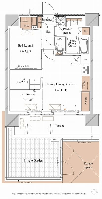 ブランシエスタ木場の物件間取画像