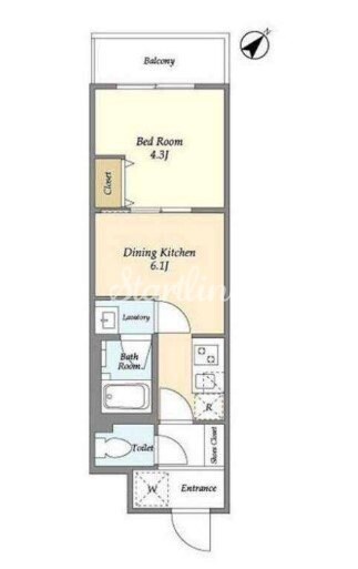 グランカーサ西葛西の物件間取画像