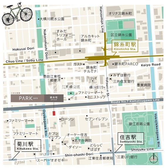 パークアクシス錦糸町スタイルズの物件内観写真