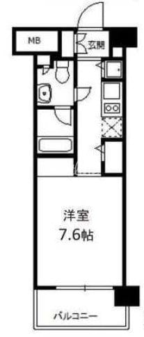 ニューシティアパートメンツ亀戸の物件間取画像