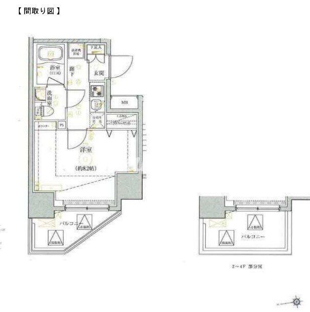 ベルシード大島の物件間取画像