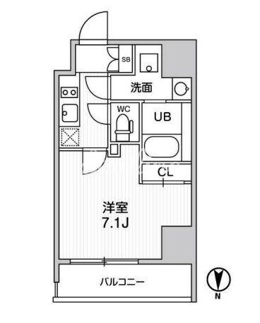 グラシアプレイス東陽町の物件間取画像