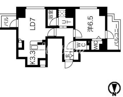 メイクスデザイン両国ノースの物件間取画像
