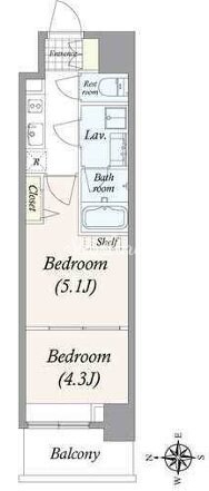 プライマル両国（旧グランパセオ両国III）の物件間取画像