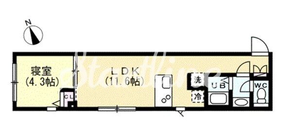 エフティヒア西品川の物件間取画像