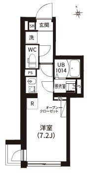 レピュア南大井レジデンスの物件間取画像