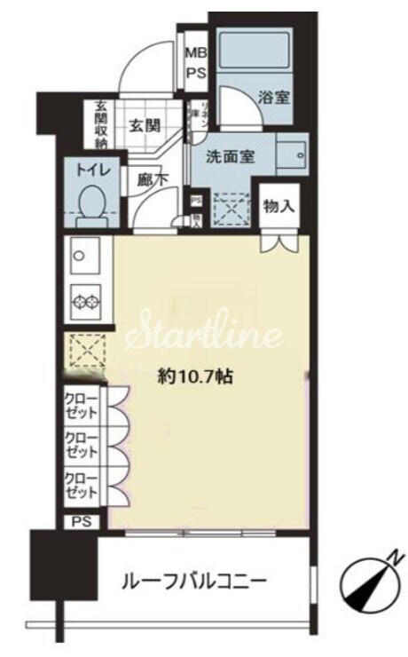 ライオンズアイル赤坂の物件間取画像
