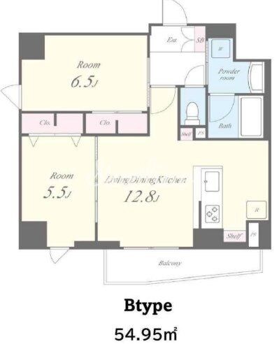 サントゥール駒込の物件間取画像