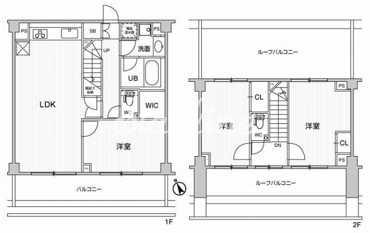 六本木デュープレックスエムズの物件間取画像