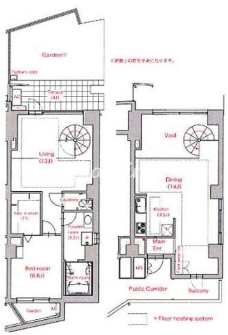 トレス赤坂(TRES赤坂）の物件間取画像