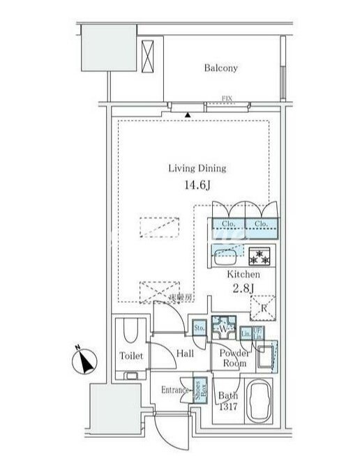 麻布台ヒルズレジデンスB棟の物件間取画像