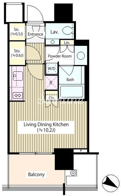 ザ・六本木東京クラブレジデンスの物件間取画像